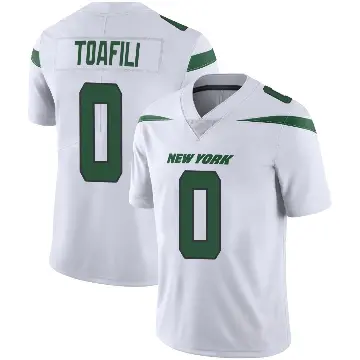 ＃0 Youth Lawrance Toafili White Limited New York Jets Spotlight Vapor Jersey