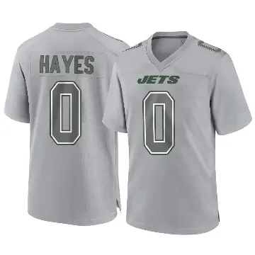 ＃0 Youth Marquis Hayes Gray Game New York Jets Atmosphere Fashion Jersey