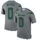 ＃0 Youth Marquis Hayes Gray Legend New York Jets Inverted Jersey