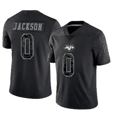 ＃0 Youth Samuel Jackson Black Limited New York Jets Reflective Jersey