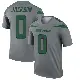 ＃0 Youth Samuel Jackson Gray Legend New York Jets Inverted Jersey