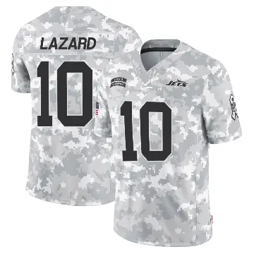 ＃10 Men's Allen Lazard Arctic Camo Limited New York Jets 2024 Salute to Service Jersey