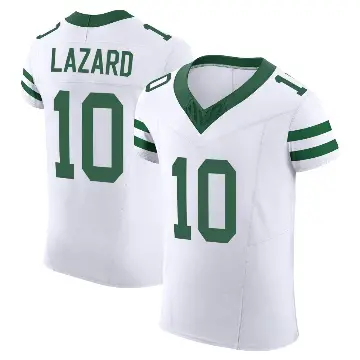 ＃10 Men's Allen Lazard White Elite New York Jets Alternate Vapor F.U.S.E. Jersey
