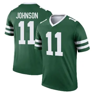 ＃11 Men's Jermaine Johnson Green Legend New York Jets Legacy Jersey