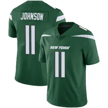 ＃11 Men's Jermaine Johnson Green Limited New York Jets Gotham Vapor Jersey