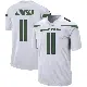 ＃11 Men's Jermaine Johnson White Game New York Jets Spotlight Jersey