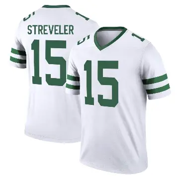 ＃15 Youth Chris Streveler White Legend New York Jets Legacy Jersey