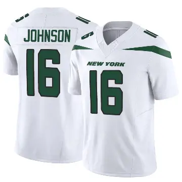 ＃16 Youth Tyler Johnson White Limited New York Jets Vapor F.U.S.E. Jersey