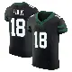 ＃18 Men's Nick Folk Black Elite New York Jets Legacy Alternate Vapor F.U.S.E. Jersey
