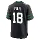 ＃18 Men's Nick Folk Black Game New York Jets Legacy Alternate Jersey