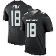 ＃18 Men's Nick Folk Black Legend New York Jets Stealth Color Rush Jersey