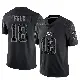 ＃18 Men's Nick Folk Black Limited New York Jets Reflective Jersey