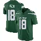 ＃18 Men's Nick Folk Green Limited New York Jets Gotham Vapor Jersey