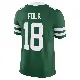 ＃18 Men's Nick Folk Green Limited New York Jets Legacy Vapor F.U.S.E. Jersey