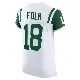 ＃18 Men's Nick Folk White Elite New York Jets Classic Alternate Vapor F.U.S.E. Jersey