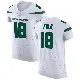 ＃18 Men's Nick Folk White Elite New York Jets Spotlight Vapor Untouchable Jersey