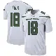 ＃18 Men's Nick Folk White Game New York Jets Spotlight Jersey