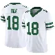 ＃18 Men's Nick Folk White Limited New York Jets Legacy Vapor F.U.S.E. Jersey