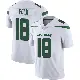 ＃18 Men's Nick Folk White Limited New York Jets Spotlight Vapor Jersey