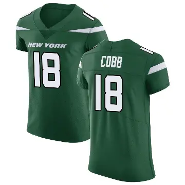＃18 Men's Randall Cobb Green Elite New York Jets Gotham Vapor Untouchable Jersey