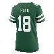 ＃18 Women's Nick Folk Green Game New York Jets Legacy Jersey
