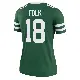 ＃18 Women's Nick Folk Green Legend New York Jets Legacy Jersey