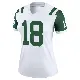 ＃18 Women's Nick Folk White Legend New York Jets Classic Alternate Jersey