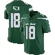 ＃18 Youth Nick Folk Green Limited New York Jets Gotham Vapor Jersey