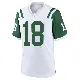 ＃18 Youth Nick Folk White Game New York Jets Classic Alternate Jersey