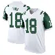 ＃18 Youth Nick Folk White Legend New York Jets Classic Alternate Jersey