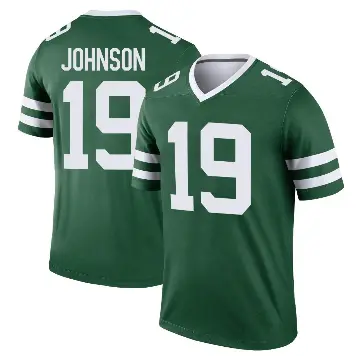 ＃19 Men's Keyshawn Johnson Green Legend New York Jets Legacy Jersey