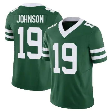 ＃19 Men's Keyshawn Johnson Green Limited New York Jets Legacy Vapor F.U.S.E. Jersey