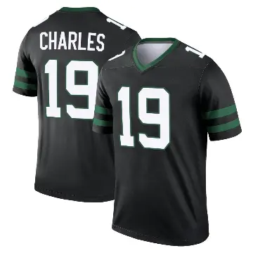 ＃19 Youth Irvin Charles Black Legend New York Jets Legacy Jersey