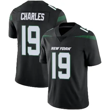 ＃19 Youth Irvin Charles Black Limited New York Jets Stealth Vapor Jersey