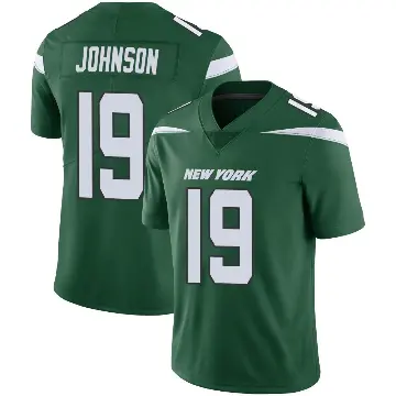 ＃19 Youth Keyshawn Johnson Green Limited New York Jets Gotham Vapor Jersey