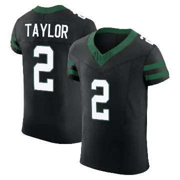 ＃2 Men's Tyrod Taylor Black Elite New York Jets Legacy Alternate Vapor F.U.S.E. Jersey