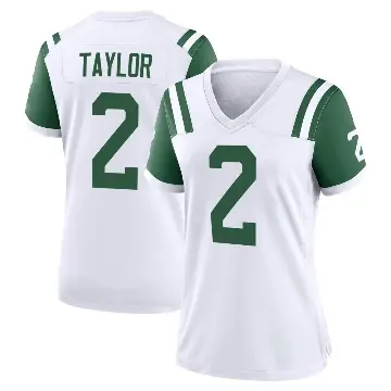 ＃2 Women's Tyrod Taylor White Game New York Jets Classic Alternate Jersey