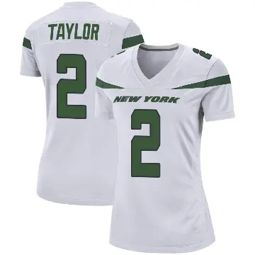 ＃2 Women's Tyrod Taylor White Game New York Jets Spotlight Jersey