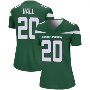 ＃20 Women's Breece Hall Green Legend New York Jets Gotham Player Jersey