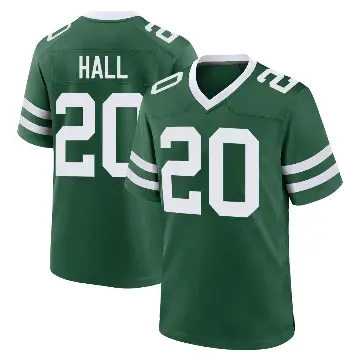 ＃20 Youth Breece Hall Green Game New York Jets Legacy Jersey