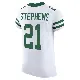 ＃21 Men's Brandon Stephens White Elite New York Jets Alternate Vapor F.U.S.E. Jersey