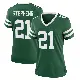 ＃21 Women's Brandon Stephens Green Game New York Jets Legacy Jersey