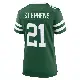 ＃21 Women's Brandon Stephens Green Game New York Jets Legacy Jersey