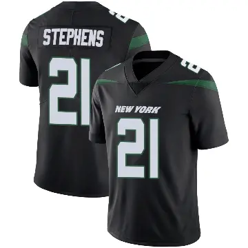 ＃21 Youth Brandon Stephens Black Limited New York Jets Stealth Vapor Jersey