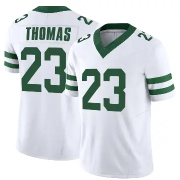 ＃23 Men's Azareye'h Thomas White Game New York Jets Legacy Jersey