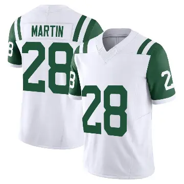 ＃28 Men's Curtis Martin White Limited New York Jets Classic Alternate Vapor F.U.S.E. Jersey