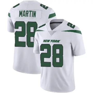 ＃28 Men's Curtis Martin White Limited New York Jets Spotlight Vapor Jersey