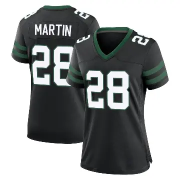 ＃28 Women's Curtis Martin Black Game New York Jets Legacy Alternate Jersey