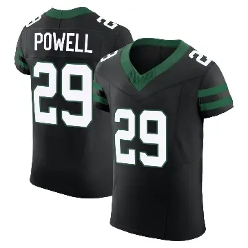 ＃29 Men's Bilal Powell Black Elite New York Jets Legacy Alternate Vapor F.U.S.E. Jersey