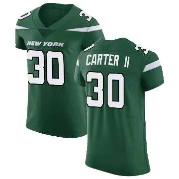 ＃30 Men's Michael Carter II Green Elite New York Jets Gotham Vapor Untouchable Jersey